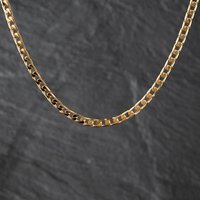Second Hand 9ct Yellow Gold 18 Inch Curb Chain 41041885