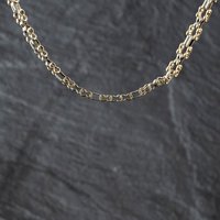 Second Hand 9ct Two Colour Gold 16 Inch Brick Chain 41041888