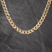 Second Hand 9ct Yellow Gold 18 Inch Curb Chain 41041905