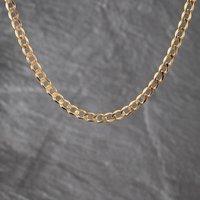 Second Hand 9ct Yellow Gold 17 Inch Curb Chain 41041923