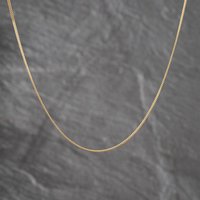 Second Hand 18ct Yellow Gold 16-18 Inch Curb Chain 41041938