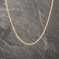 Second Hand 9ct Yellow Gold 20 Inch Rope Chain 41162208
