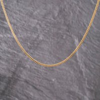 Second Hand 9ct Yellow Gold 18 Inch Curb Chain 41162268