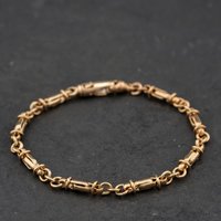 Second Hand 9ct Yellow Gold 7.5 Inch Fancy Bracelet 41281909