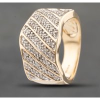 Second Hand 9ct Yellow Gold 0.50ct Brilliant Cut Diamond Dress Ring 41482257