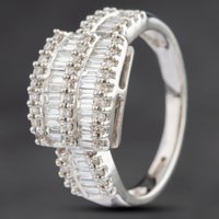Second Hand Platinum 0.75ct Diamond Dress Ring 4312280