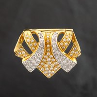 Second Hand 18ct Two Colour Gold 2.50ct Brilliant Cut Diamond Enhancer Loose Pendant 4314065