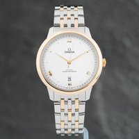 Second Hand OMEGA Mens De Ville Prestige Silver Bracelet Watch 43420402