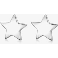 T.H.Baker Women's Sterling Silver 9.5mm Star Stud Earrings 8.55.4720