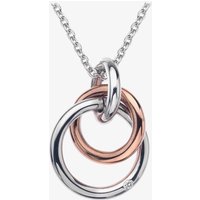 Hot Diamonds Eternity Silver & 18ct Rose Gold Vermeil Captured