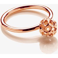 Rachel Galley Globe Rose Gold Plated Ball Ring G300RGSM