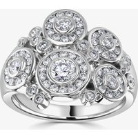 18ct White Gold Dew Drop 1.12ct Diamond Ring (N) LG204/RA (N)