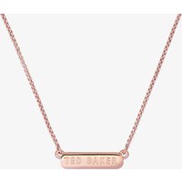 Ted Baker SCARL Rose Gold Tone Crystal Sparkle Bar Necklace TBJ2980-24-02