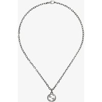 Gucci Interlocking Silver Pendant YBB45530700100U