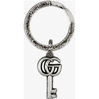 Gucci GG Marmont Silver Oxidised Key Key Ring YBF62776500100U