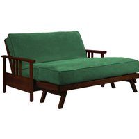 Durango Love Seat Wall Hugger in Dark Cherry Finish