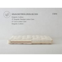 Twin X Long Coconut Bed Mattress Firm - Vegan CoCo Support by The Futon Shop