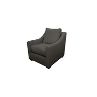 Victoria Chemical Free Loveseat - Chair - Ottoman - Natural Fabric Sofa-Chair-BEEFY BULL GRAPHITE COTTON - 825H