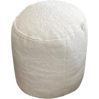 Round Pouf-Small-IVORY - Wooly 2022