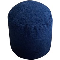 Round Pouf-Small-SAPPHIRE - Wooly 2025