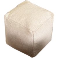 Square Pouf-Small-DOE - Wooly 2021