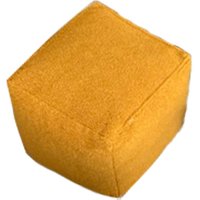 Square Pouf-Small-MUSTARD - Wooly 2023