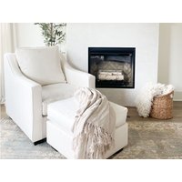 Victoria Chair and Ottoman