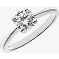 18ct White Gold 0.75ct Round Brilliant Diamond Solitaire Ring PR04689WG J