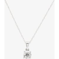9ct White Gold 0.50ct Diamond Single Stone Necklace THP3119-50