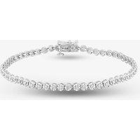 9ct White Gold 1.00ct Diamond Tennis Bracelet THB15917-100 9ct