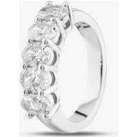 Platinum Certified 1.63ct Oval Cut Diamond Five Stone Ring RN11087