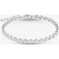 18ct White Gold 2.86ct Brilliant Cut Diamond Tennis Bracelet HSB1085