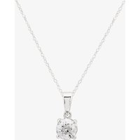 18ct White Gold 0.75ct Diamond Solitaire Pendant THP3119-75