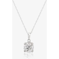 18ct White Gold 1.00ct Diamond Solitaire Pendant Necklace THP3119-100