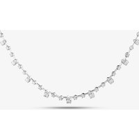 18ct White Gold 2.08ct Brilliant Cut Diamond Cupchain Necklace FYJS 18KW