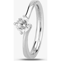1888 Collection Platinum 0.60ct Diamond Twisted Solitaire Ring RI-137(.60CT PLUS) H/SI2/0.60ct