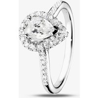 1888 Collection Platinum 0.70ct Diamond Teardrop Ring DSC42(7X5).70CT PLUS- G/SI2/1.01ct