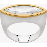Bastian Two Colour Marquise Clear Crystal Ring 12623-56