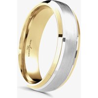 Brown and Newirth Compliment 18ct Yellow and White Gold 5mm Ring 6136 5.0 U