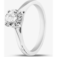 Platinum Lab Grown 1.00ct Diamond Solitaire Ring 015MT-P001