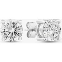 9ct White Gold 3.00ct Certified Lab Grown Brilliant Cut Diamond Stud Earrings LGE2534-300AP (WG)