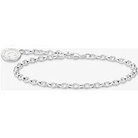 The Jewel Hut THOMAS SABO Silver White Cold Enamel 13cm Charm Bracelet X20880072113