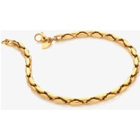 Ava & Sky 14ct Yellow Gold Plated Braided Bracelet ASL0011