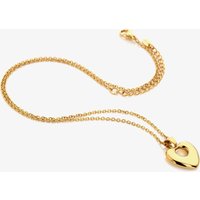 Ava & Sky 14ct Yellow Gold Plated Bubble Heart Necklace ASN0037