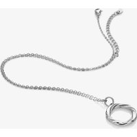 Ava & Sky Stainless Steel Twisted Ribbon Necklace ASN0042