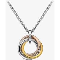 Hot Diamonds Three Colour Diamond Trio Ring Pendant DP544