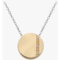 Hot Diamonds Rose Gold Plated Silhouette Circle Pendant DP595