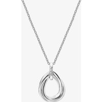 Hot Diamonds Trio Teardrop Sterling Silver Diamond Pendant Necklace DP779