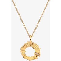 Hot Diamonds Believe 18ct Gold Plated Diamond Small Open Circle Pendant Necklace DP841