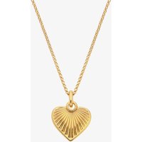 Hot Diamonds Essence 18ct Gold Plated Heart Pendant Necklace DP1019